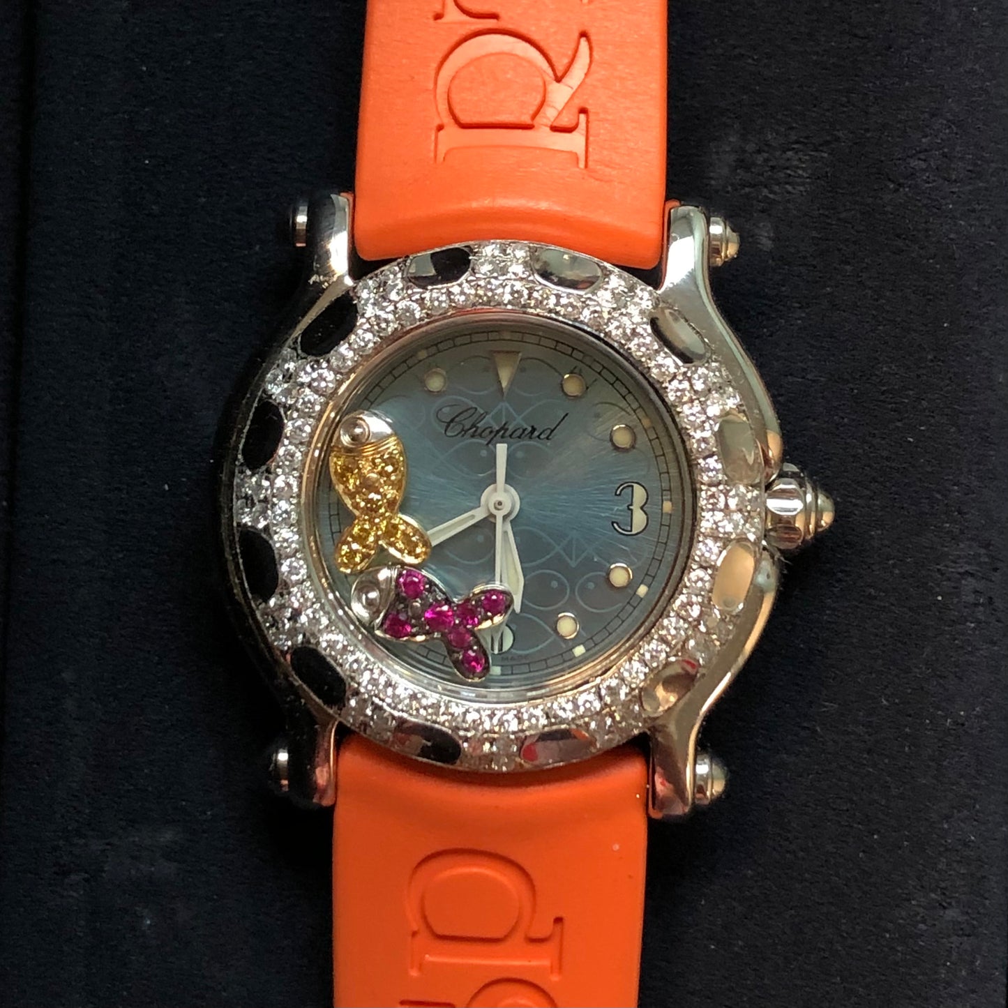 CHOPARD HAPPY SPORT Quartz 26mm Steel 1.15TCW Diamond Watch