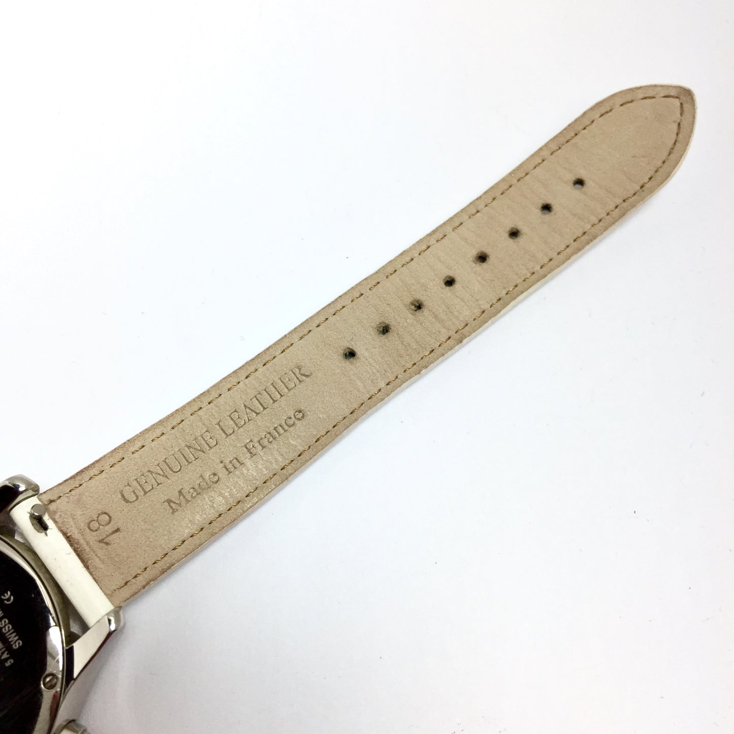MICHELE JETWAY DIAMOND Chronograph Steel Watch 112 Factory Diamonds Original Band
