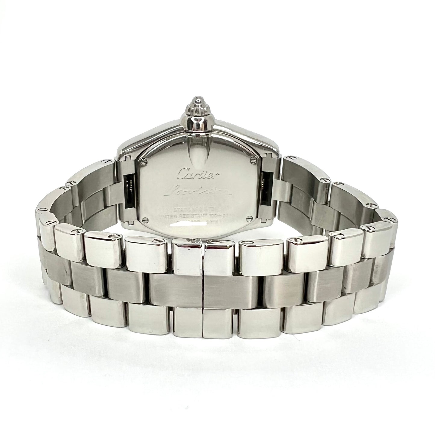 CARTIER ROADSTER Quartz 31mm Steel 1.43TCW Diamond Watch