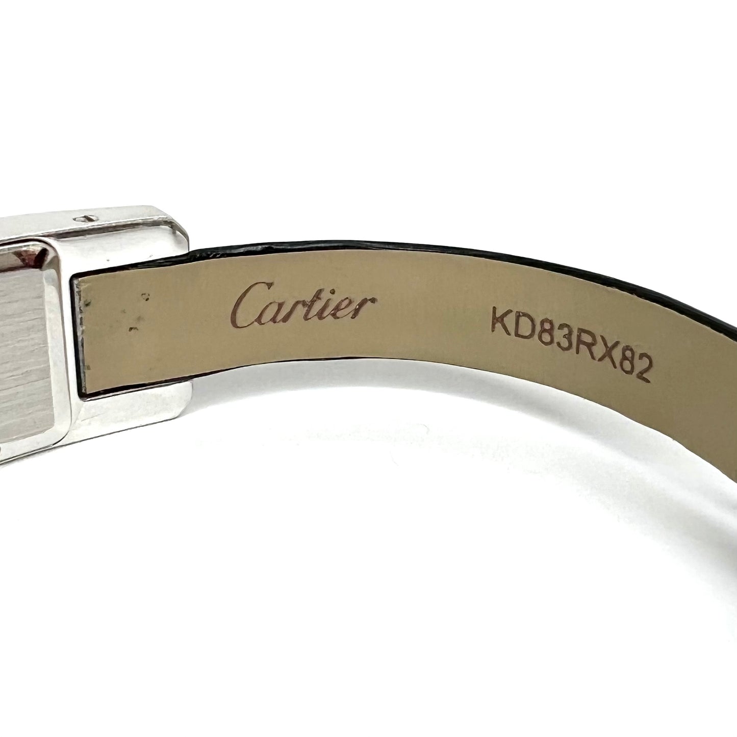 CARTIER LIBRE CEINTURE ALLONGEE 18K White Gold Factory Diamond Watch