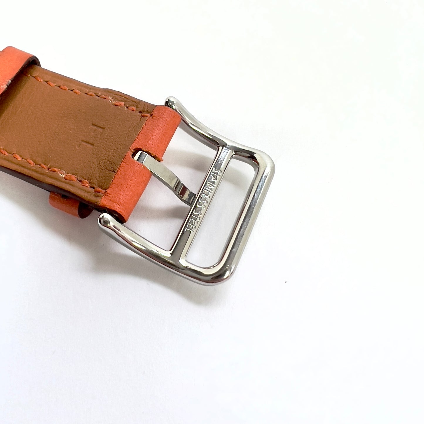 HERMES CAPE COD Automatic 29mm Steel 2.10TCW DIAMONDS Watch Hermès Double Tour Band