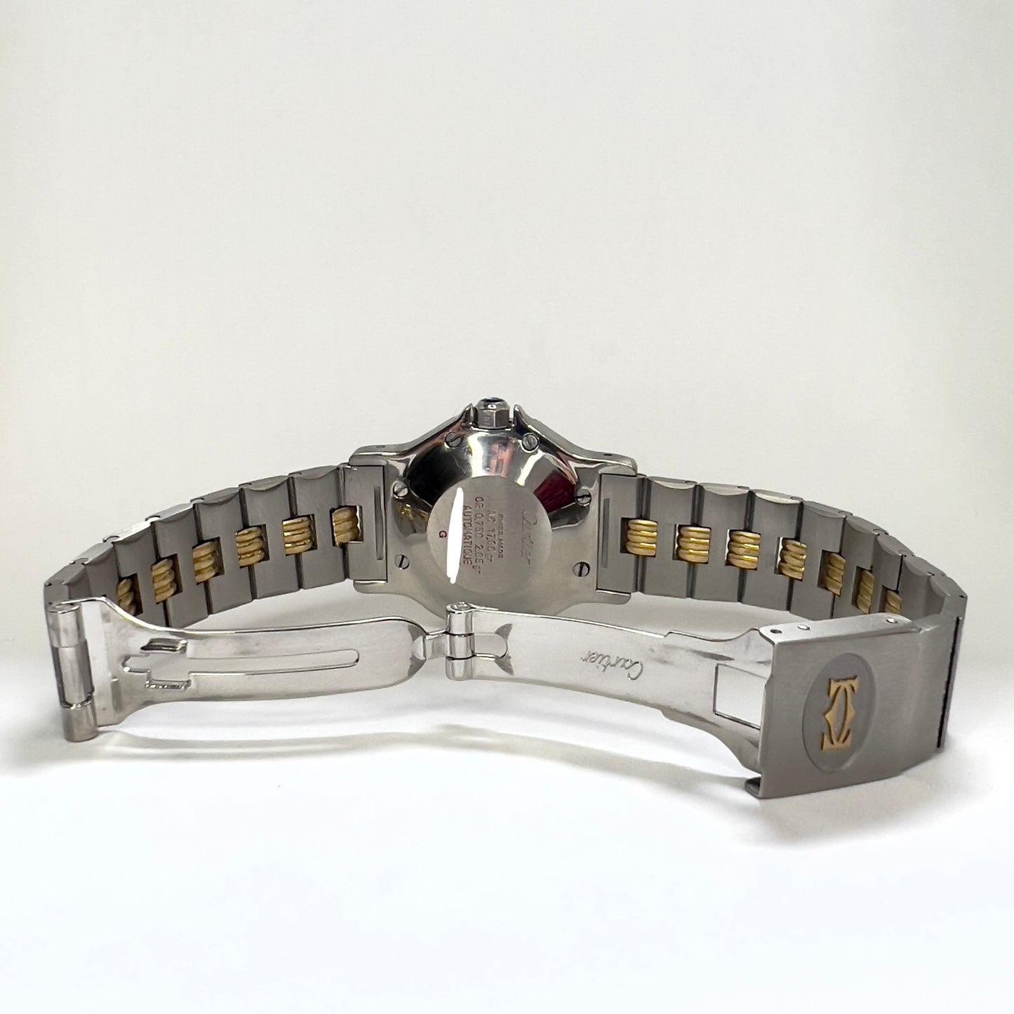 CARTIER SANTOS OCTAGON Automatic 31mm 2 Tone 0.38TCW DIAMOND Watch