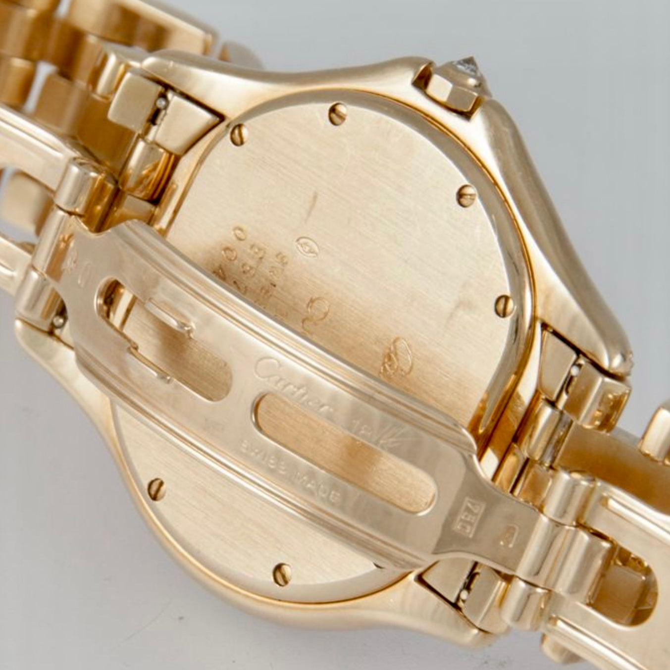 CARTIER PANTHERE COUGAR 27mm 18K Yellow Gold Diamond Watch