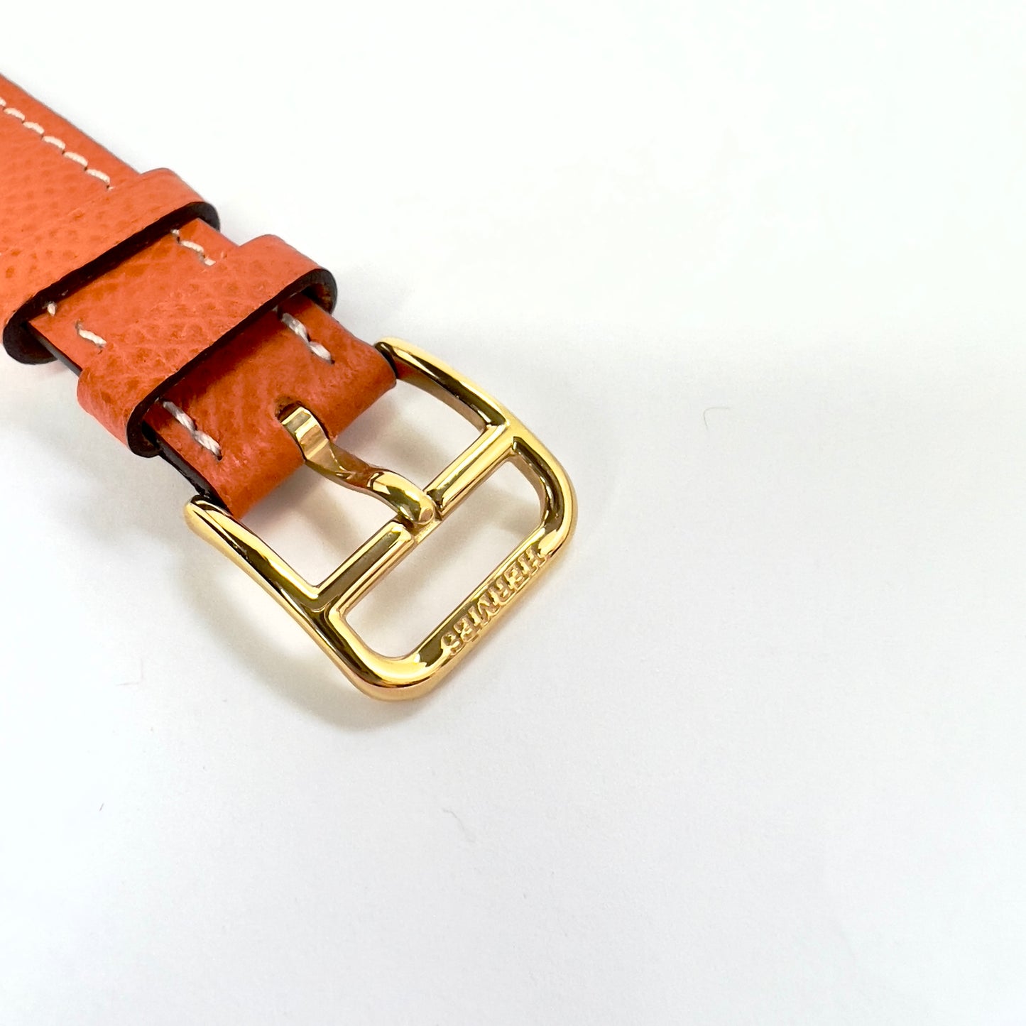 HERMES HEURE H 25mm Two Tone 0.91TCW DIAMONDS Hermes Double Tour Band
Watch