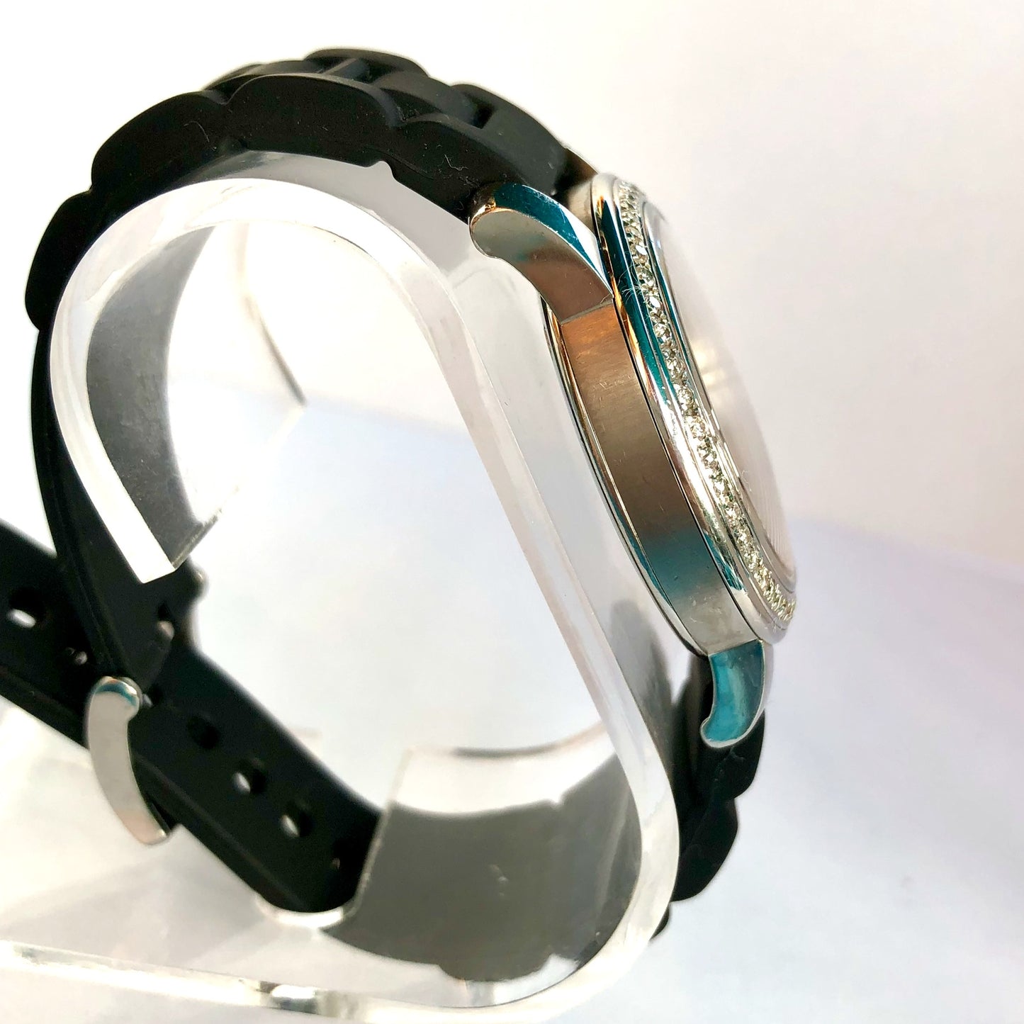TIFFANY & CO. Chronograph Quartz 36mm Steel DIAMOND Watch