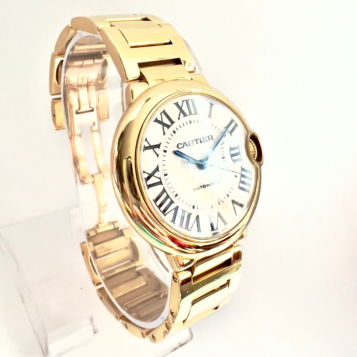 CARTIER BALLON BLEU 36mm Automatic 18K Yellow Gold Watch