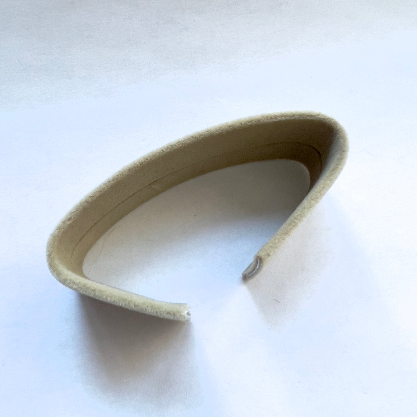 Beige Velvet Bendable Holder for Patek Philippe or Other Boxes