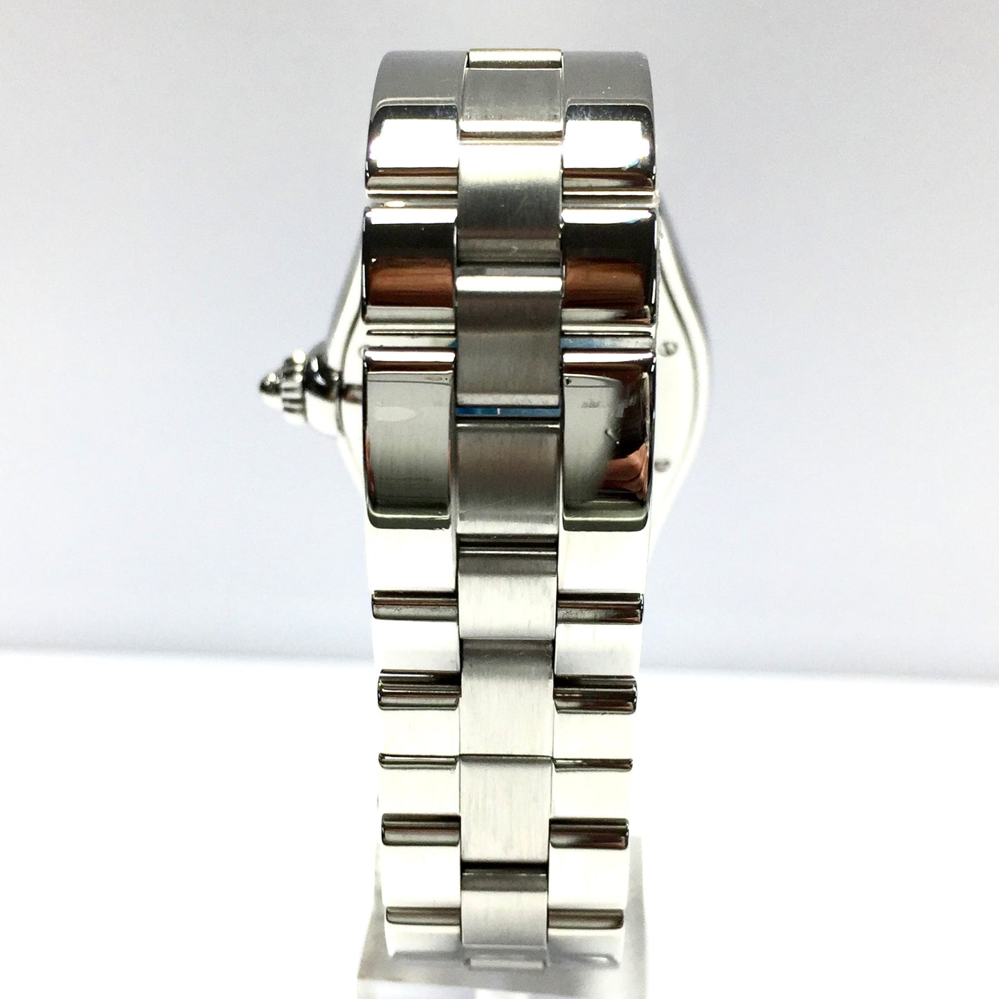 CARTIER ROADSTER 2510 Automatic 38mm Steel ~1.5TCW DIAMOND Watch