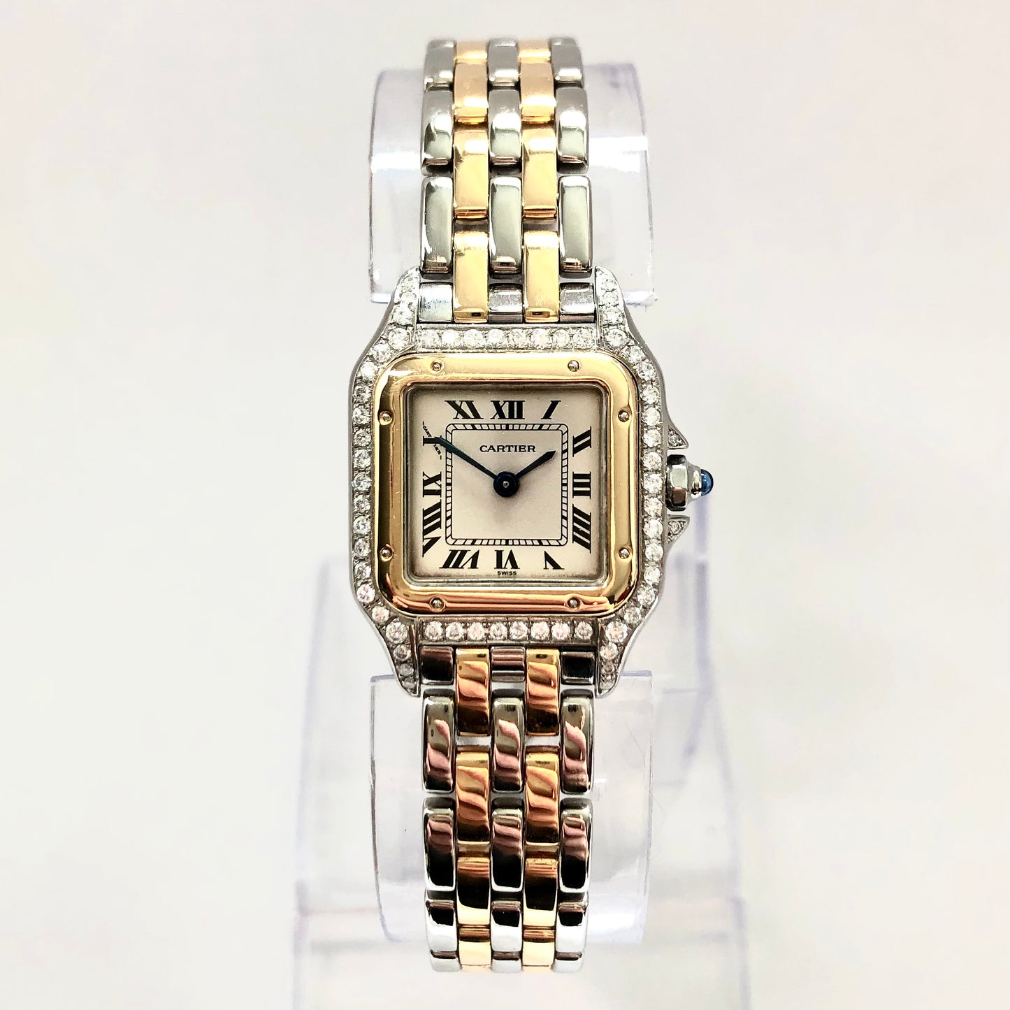 CARTIER PANTHÉRE Quartz 23mm 2 Row Gold 0.54TCW Diamond Watch