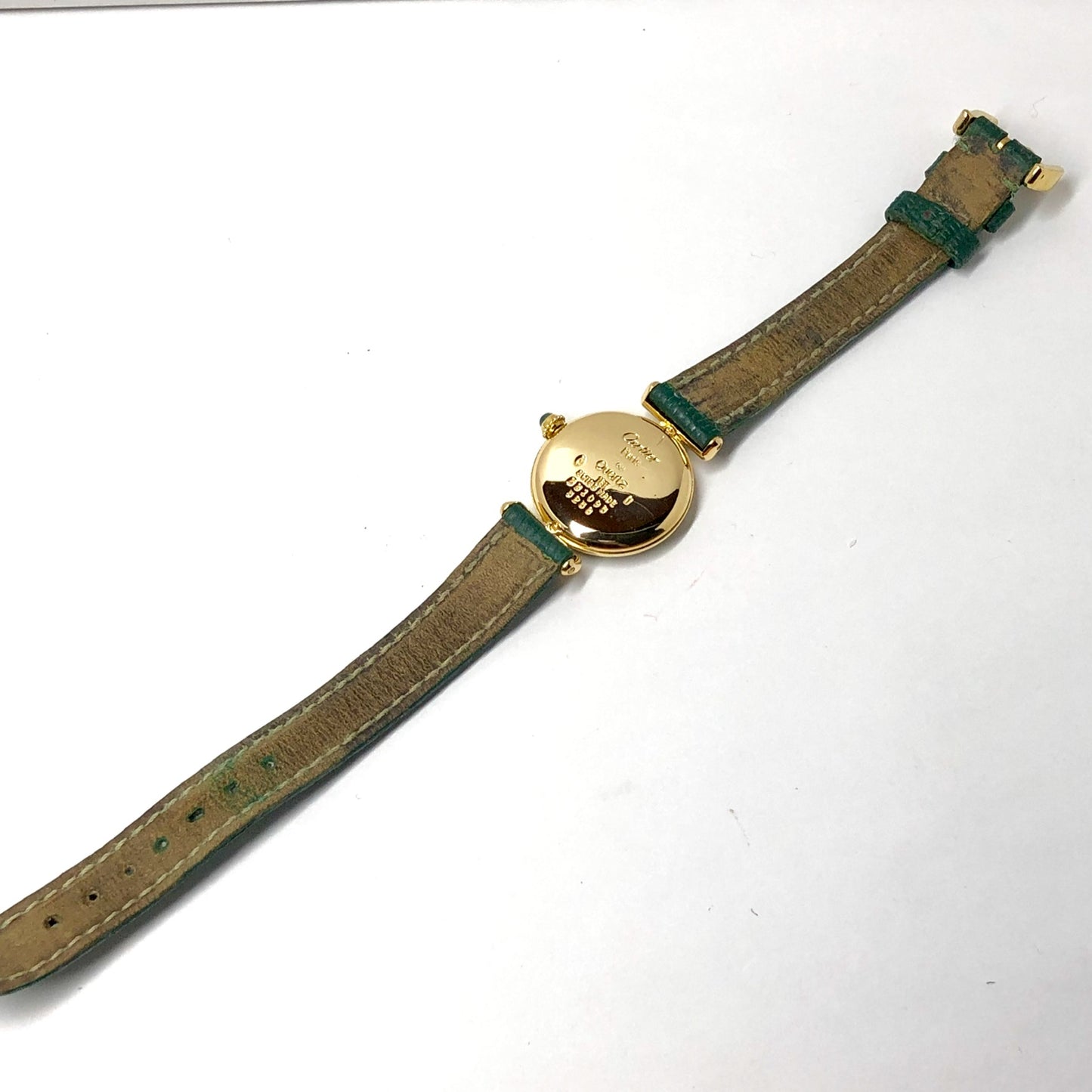 CARTIER COLISÉE Quartz 24mm 18K Yellow GOLD 0.36TCW DIAMONDS & 0.60TCW Emeralds Watch