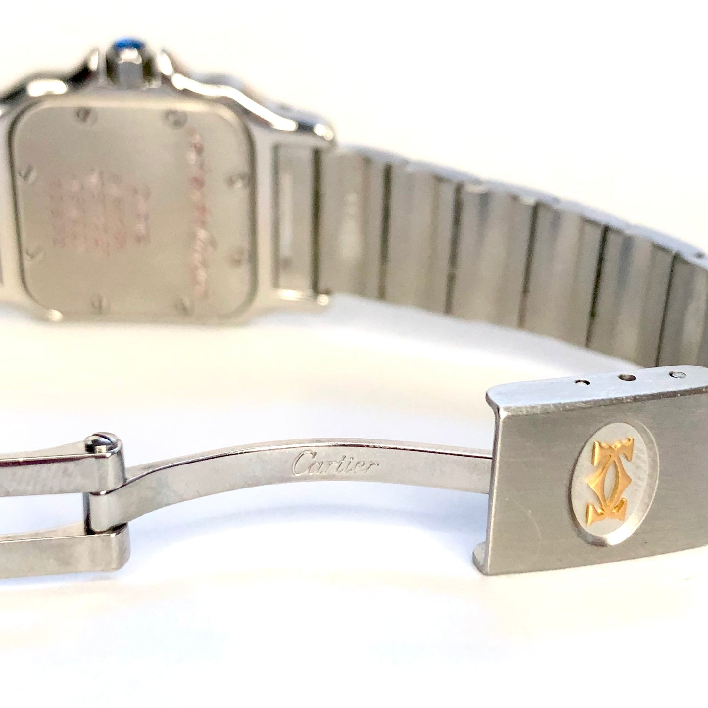 CARTIER SANTOS GALBEE 24mm Quartz 2 Tone 1.09TCW Diamond Watch