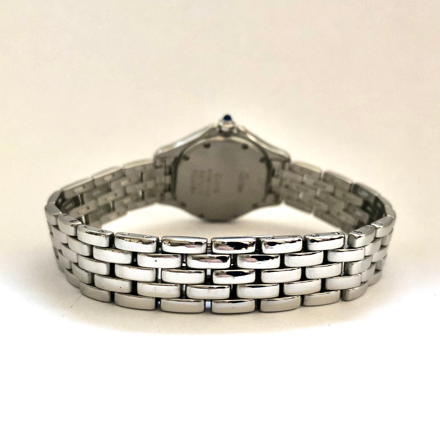 CARTIER COUGER 27mm Steel ~0.62TCW Diamond Watch