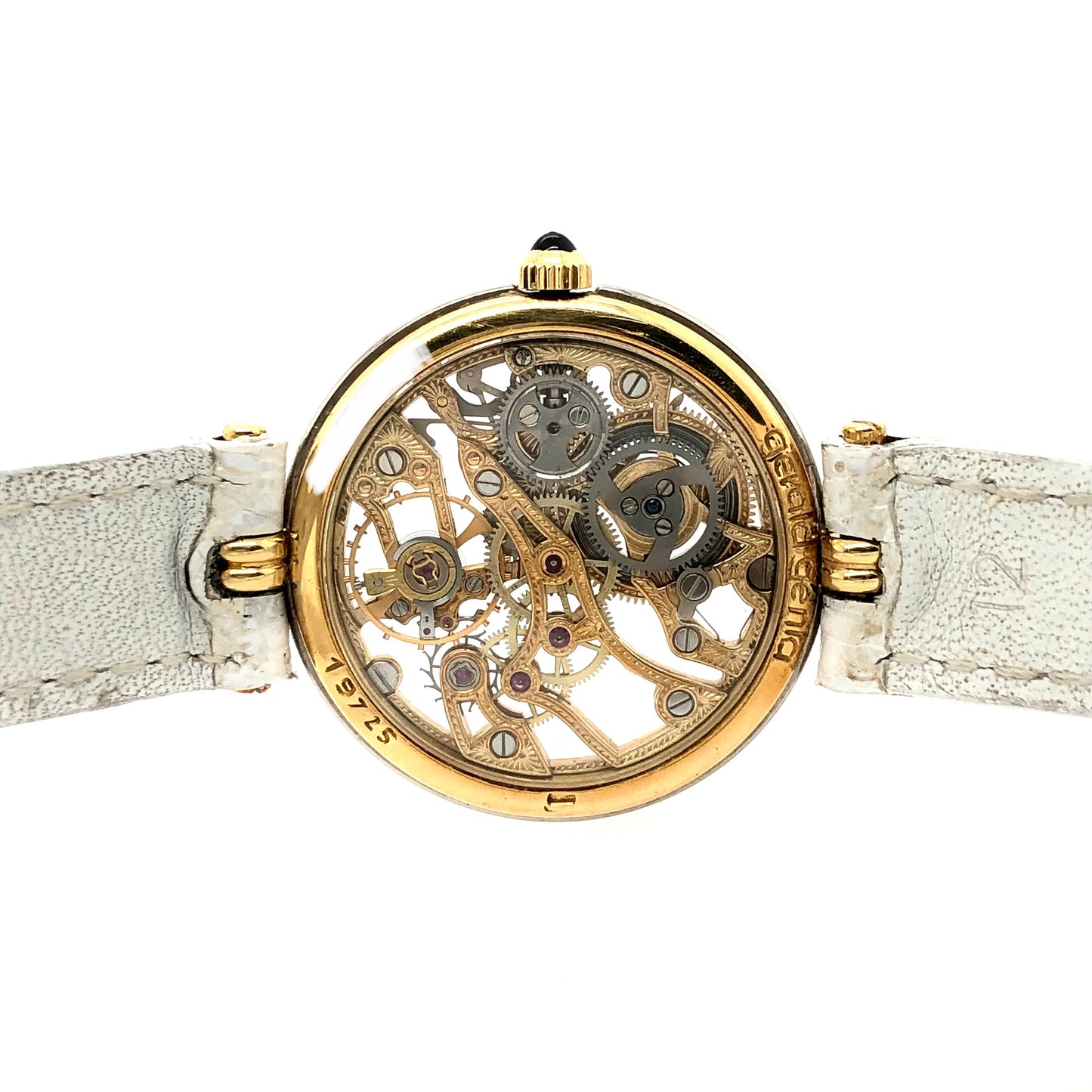 GÉRALD GENTA Manual Winding 26mm 18K Yellow Gold SKELETON Watch