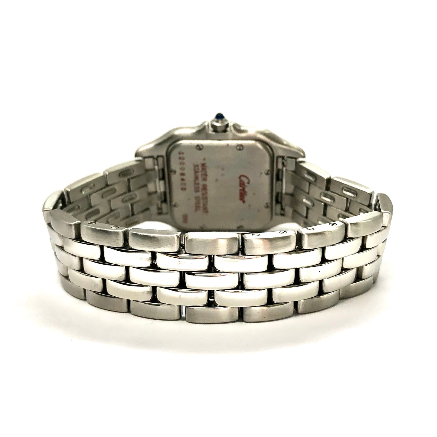 CARTIER PANTHERE Quartz 27mm Steel 1.5TCW Diamond Watch