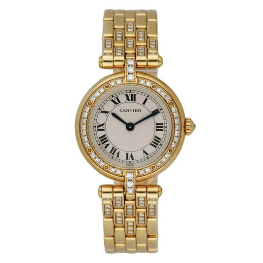 CARTIER PANTHERE VENDOME 24mm 18K Yellow Gold 1.05TCW Diamond Watch