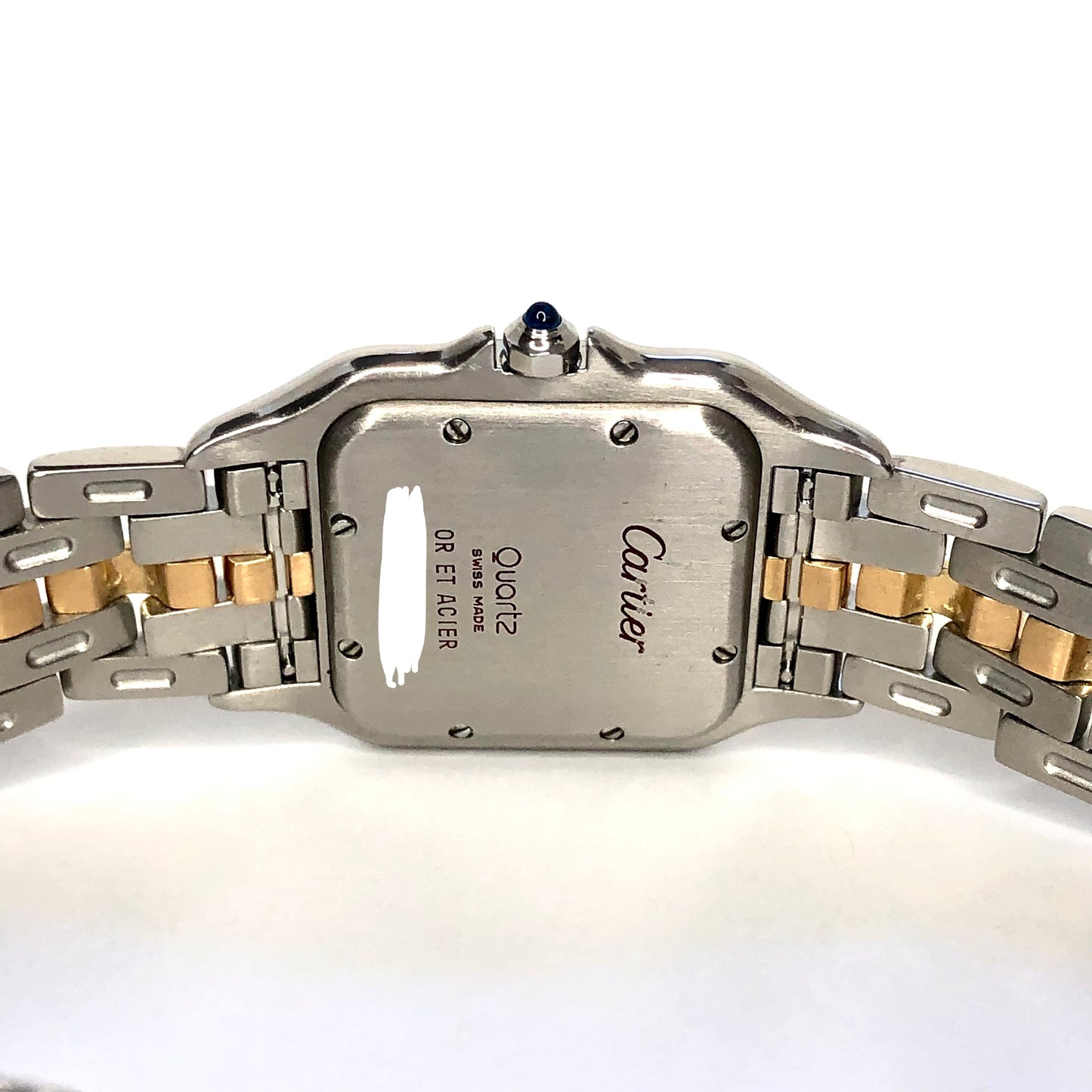 CARTIER PANTHERE Quartz 27mm 1 Row Gold 0.48TCW DIAMOND Watch