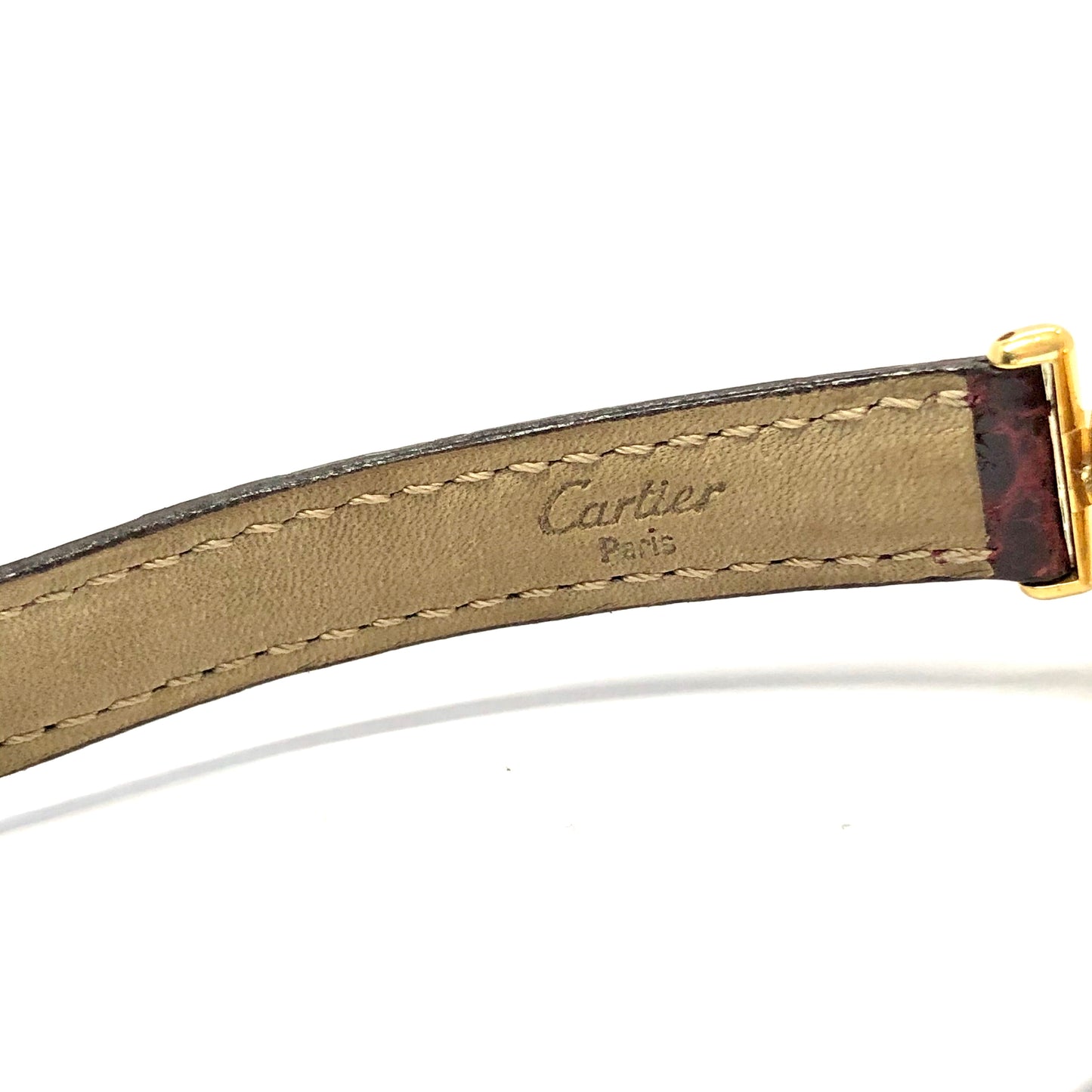 CARTIER VERMEIL COLISÈE Anniversary LMT ED Quartz 24mm GP Silver 0.67TCW DIAMOND Watch