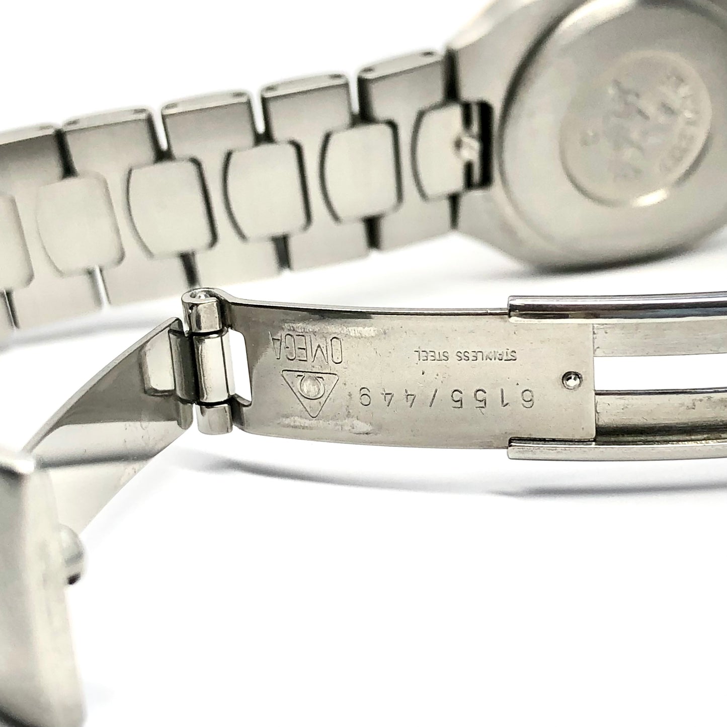 OMEGA SEMASTER POLARIS 2 Tone 23mm Ladies Watch ~0.5TCW Diamonds