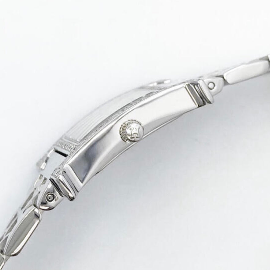 HERMÈS HEURE H Quartz 25mm Steel 0.9TCW DIAMOND Watch