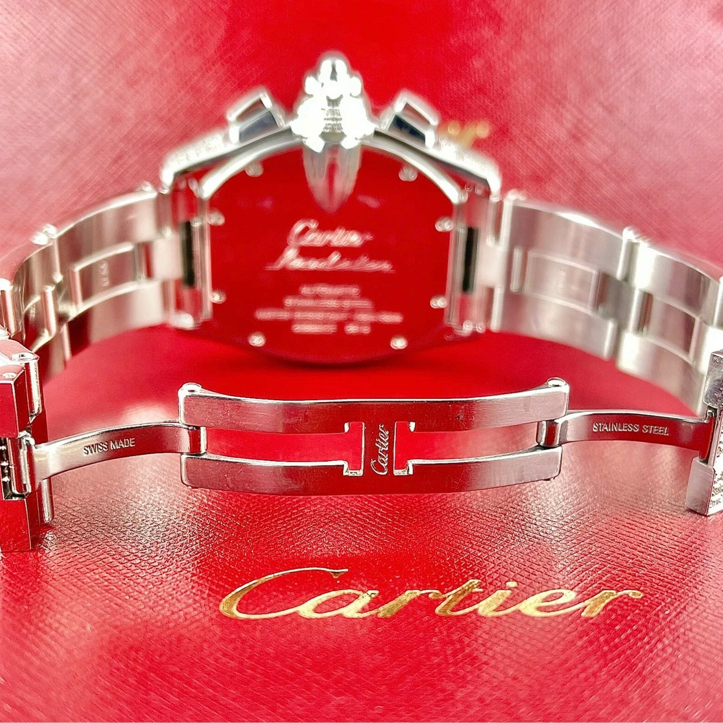 CARTIER ROADSTER 2618 Automatic 42mm ~10TCW DIAMOND Watch