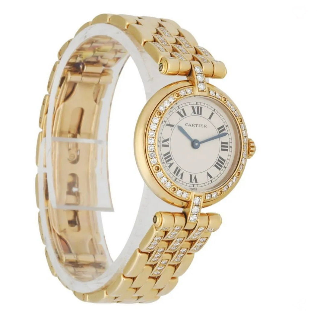 CARTIER PANTHERE VENDOME 24mm 18K Yellow Gold Diamond Watch