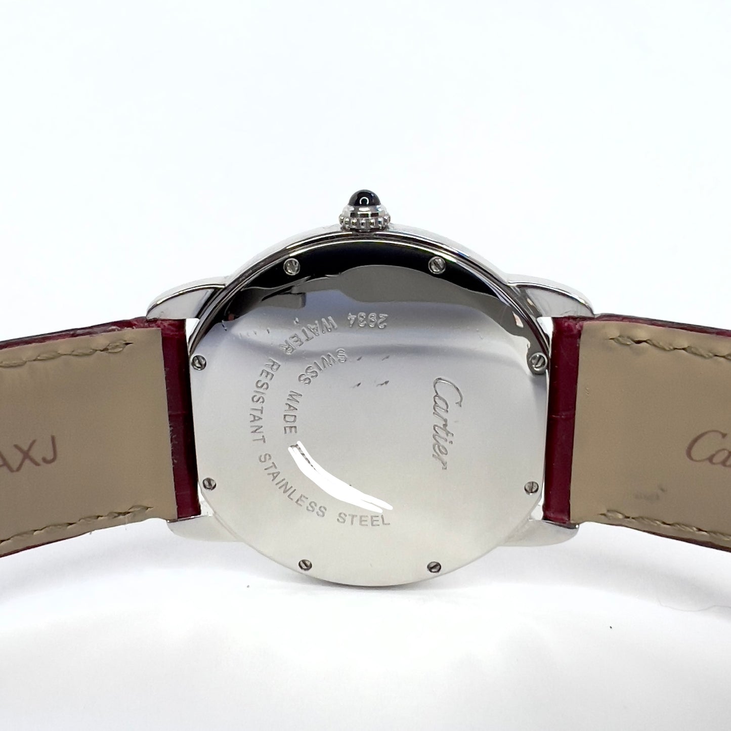CARTIER RONDE SOLO Date 36mm Quartz Steel 1TCW DIAMOND Watch
