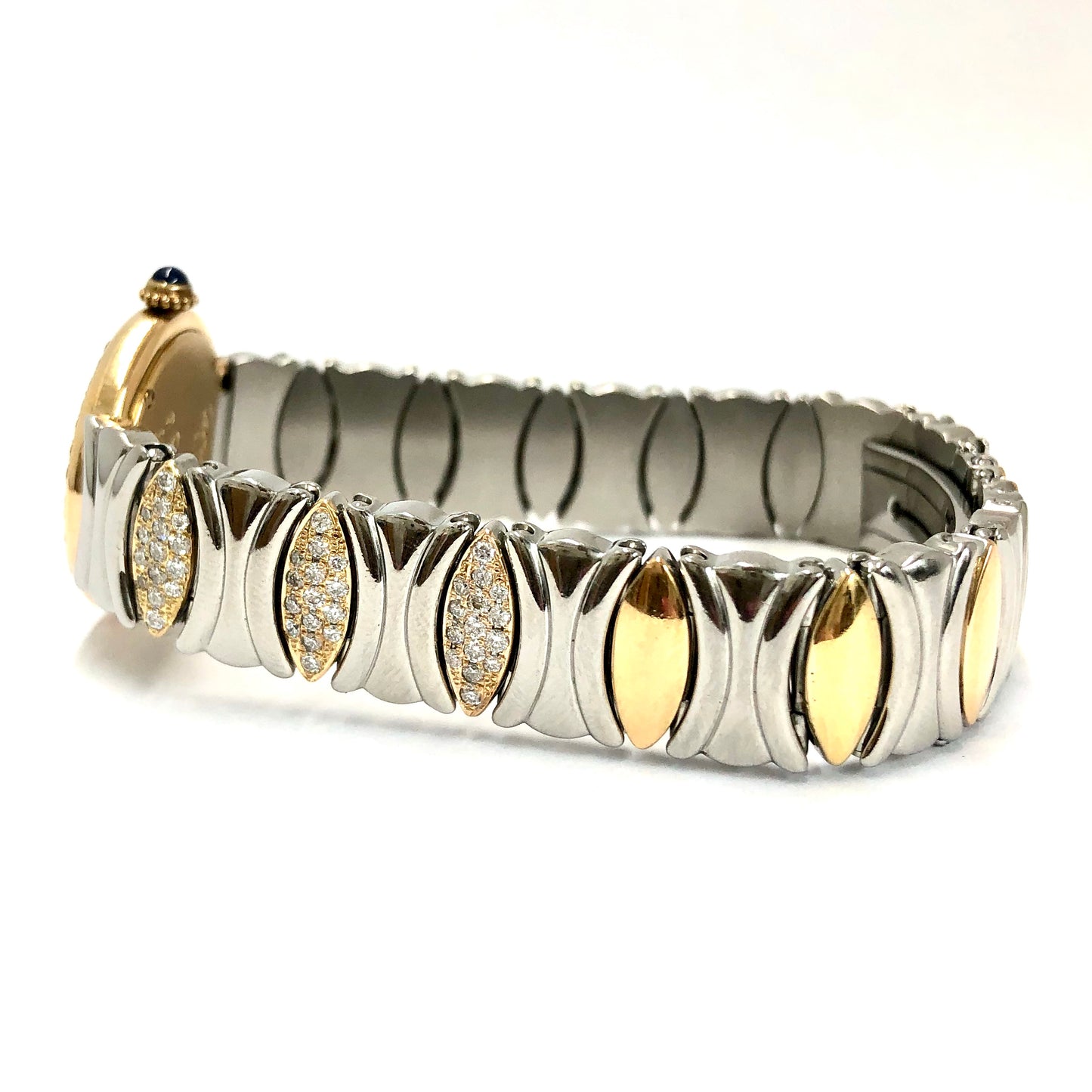 CARTIER COLISÈE Quartz 24mm 2 Tone 1.59TCW DIAMOND Watch