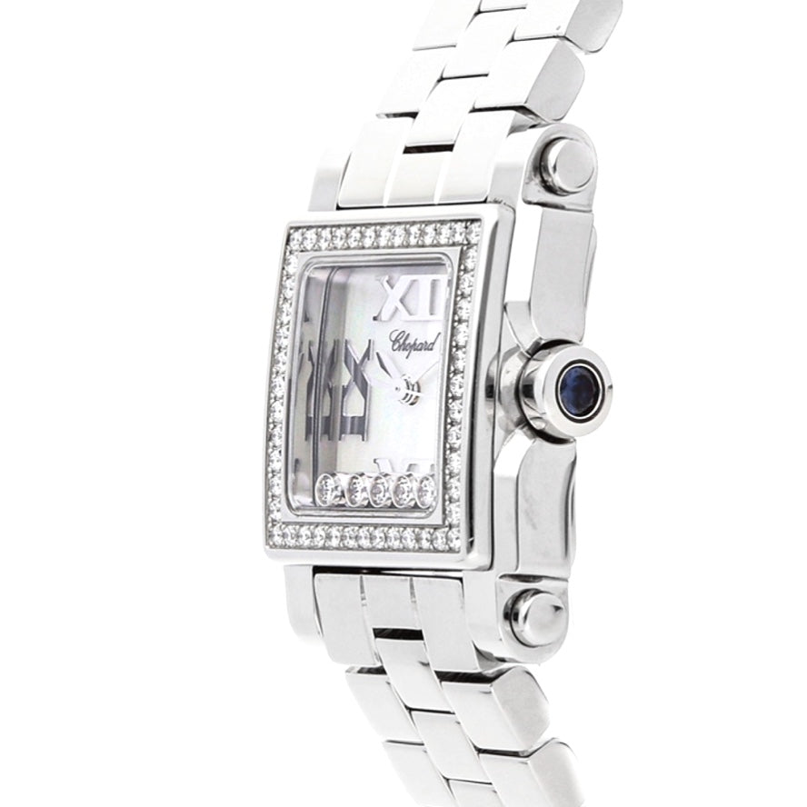 CHOPARD HAPPY SPORT 35mm Steel 5 Floating DIAMOND Watch