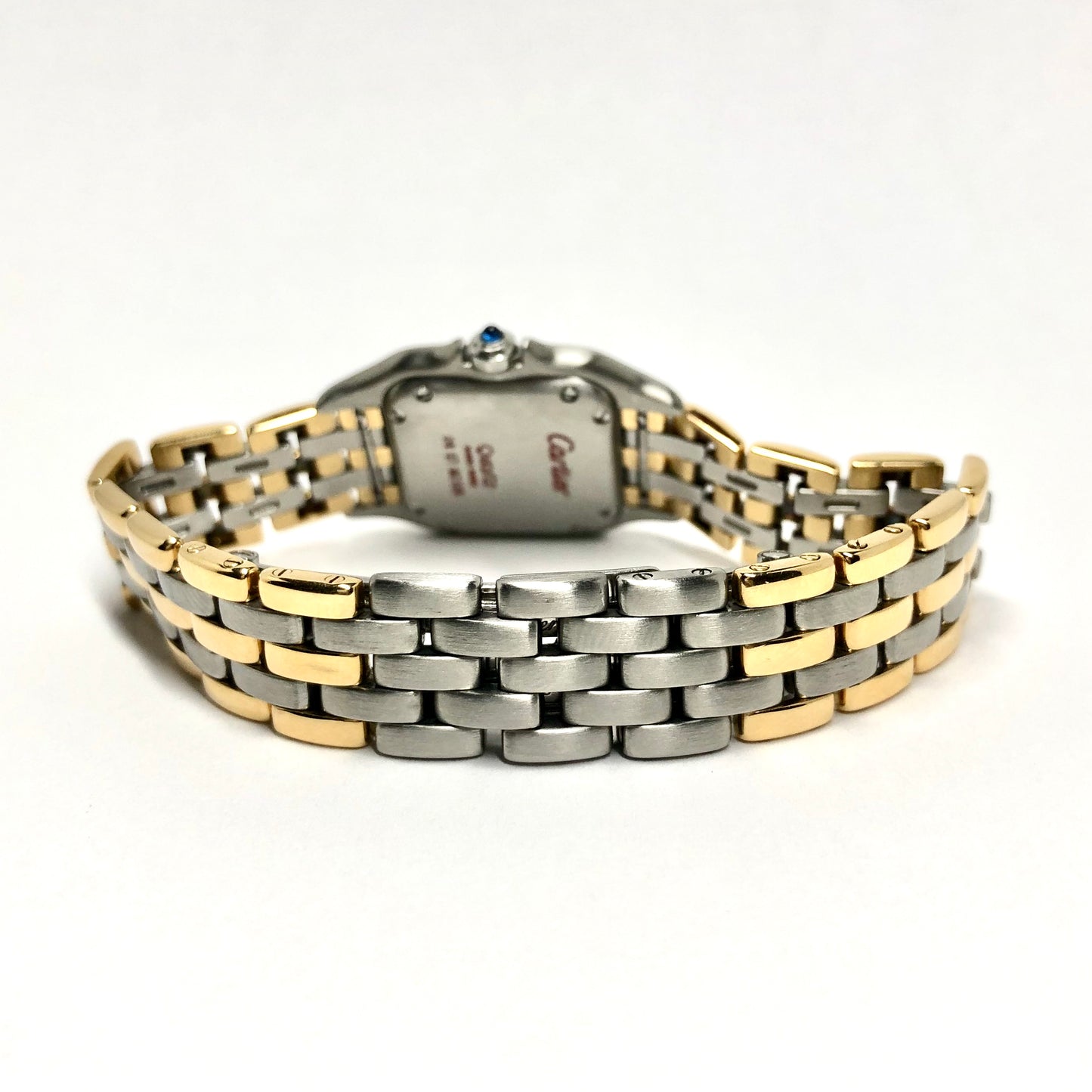 CARTIER PANTHERE Quartz 23mm 3 Row Gold 0.54TCW Diamond Watch
