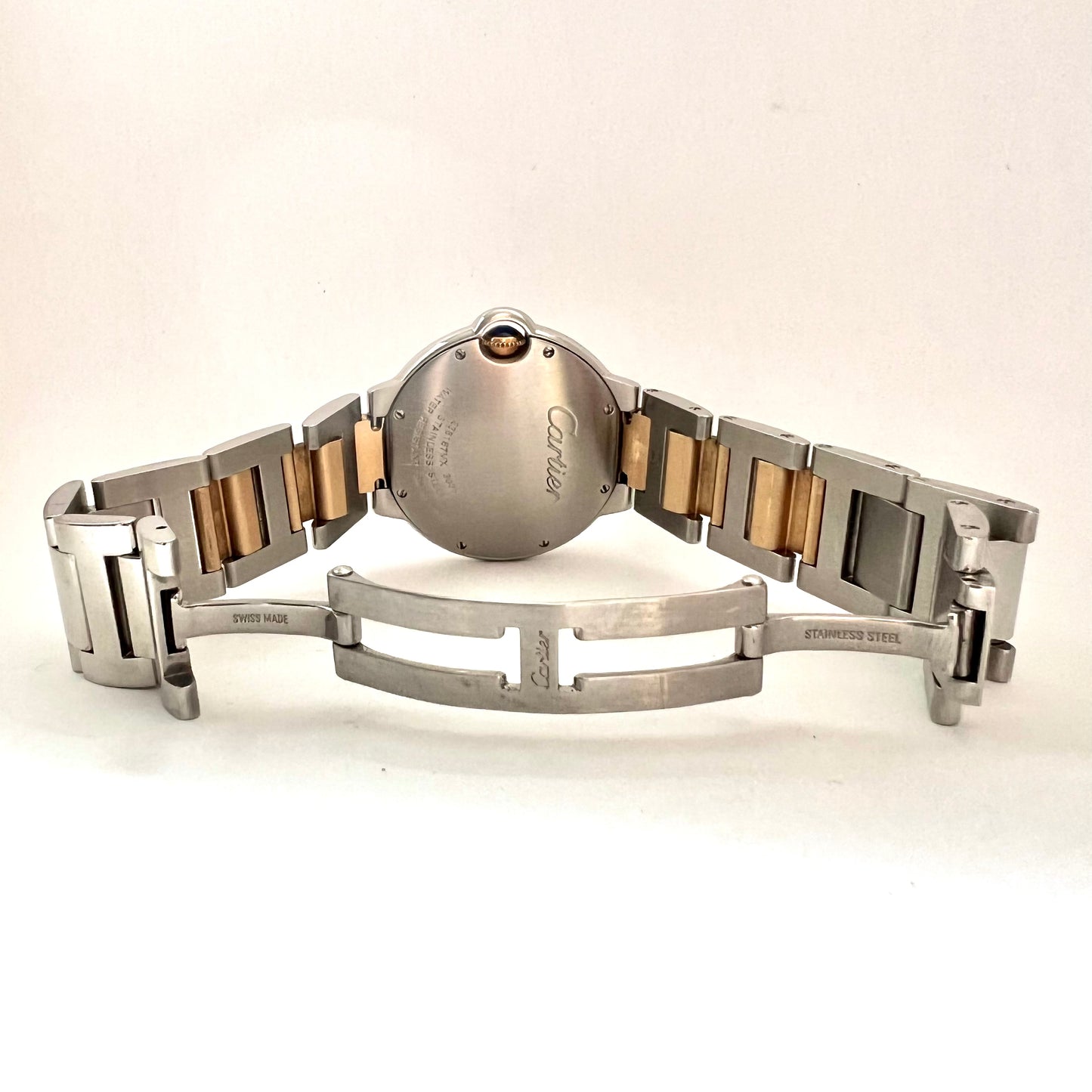 CARTIER BALLON BLEU 36mm Quartz 2 Tone Watch