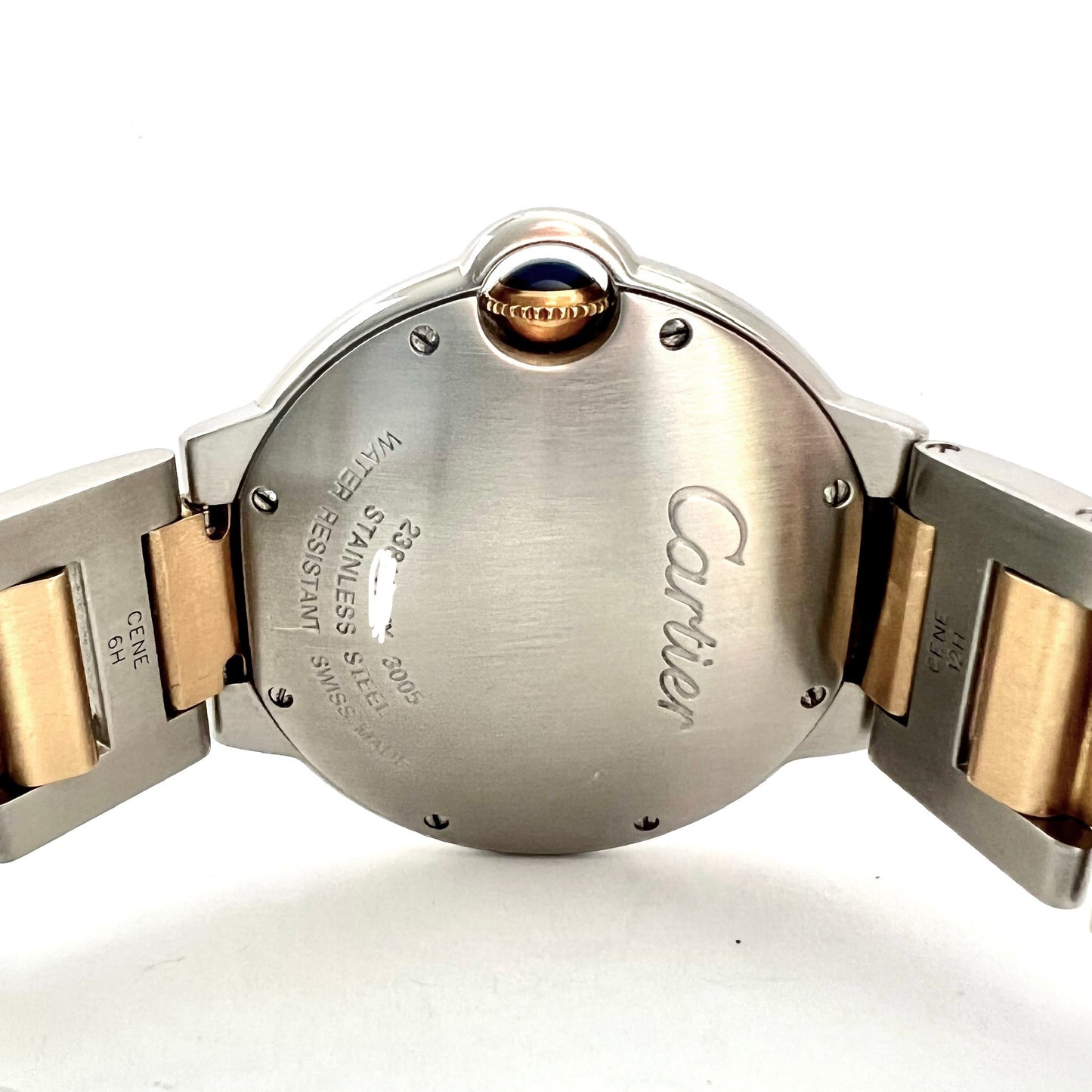 CARTIER BALLON BLEU 36mm Quartz 2 Tone Watch