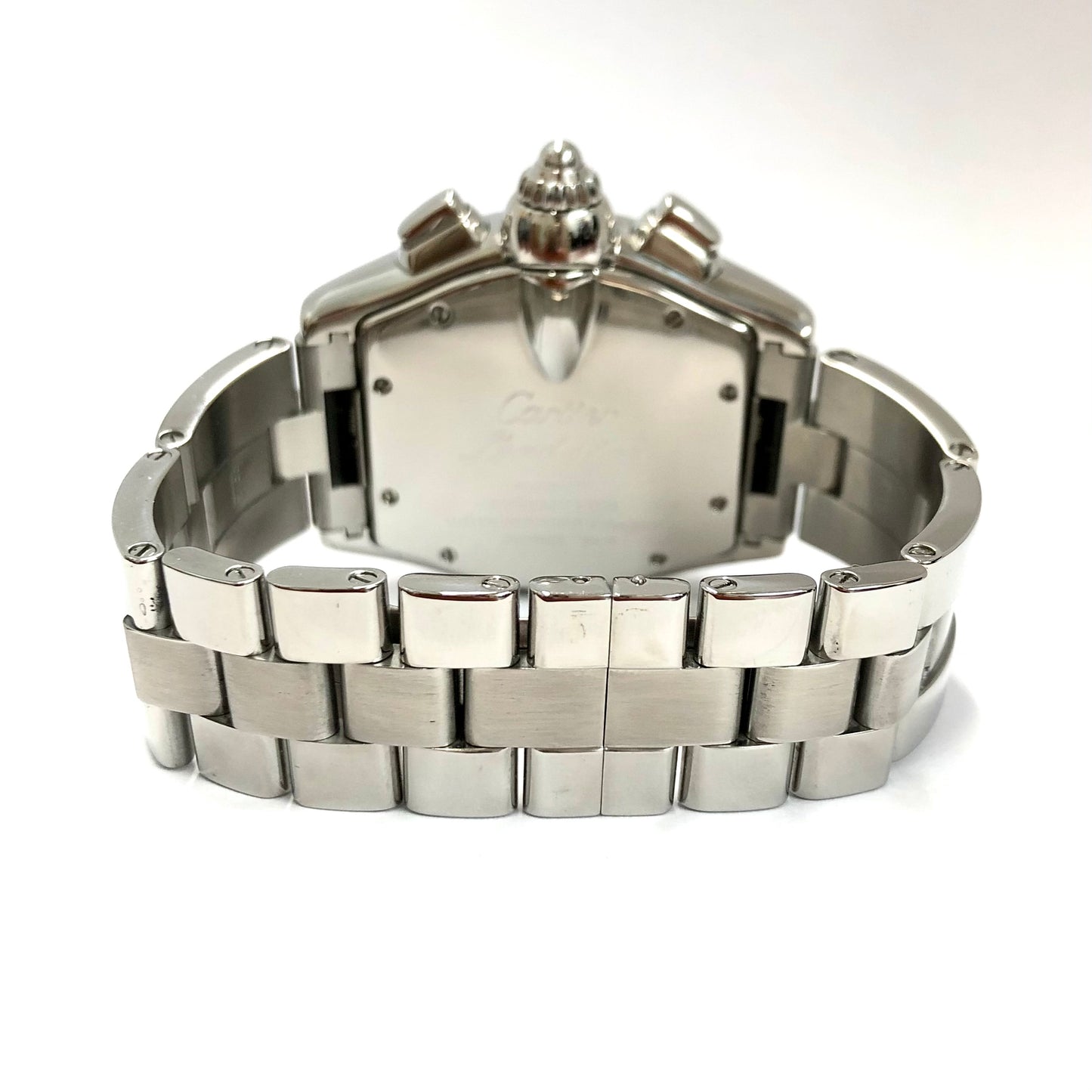 CARTIER ROADSTER 2618 Automatic 42mm Steel ~2.5TCW DIAMOND Watch