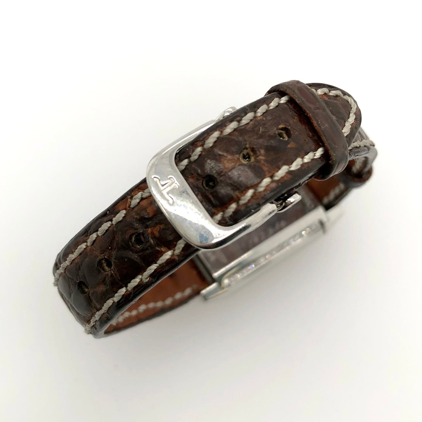 Jaeger LeCoultre REVERSO Joaillerie 18K White Gold Watch Factory Diamonds