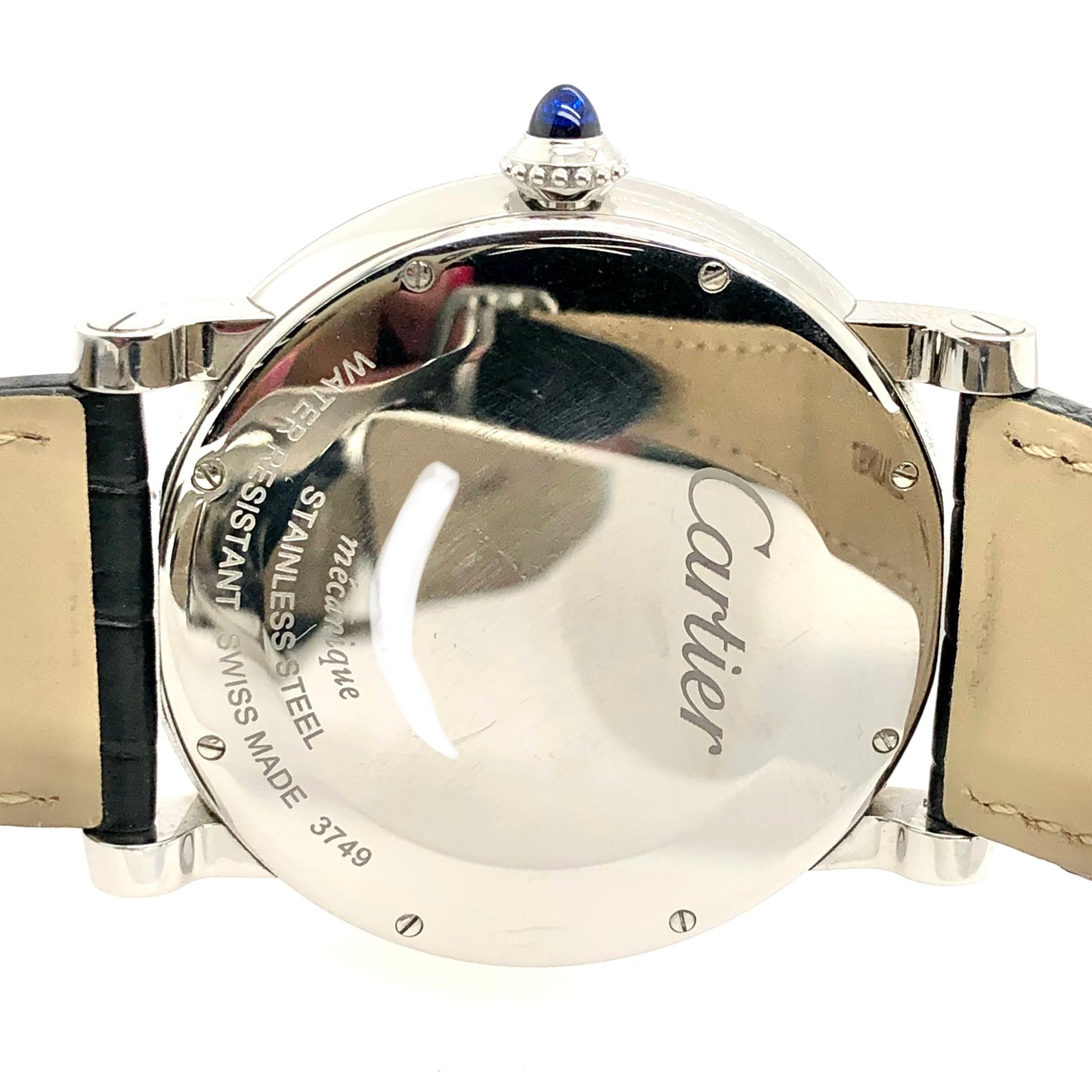 CARTIER ROTONDE Calendar Aperture & Power Reserve 40mm Automatic Steel Watch