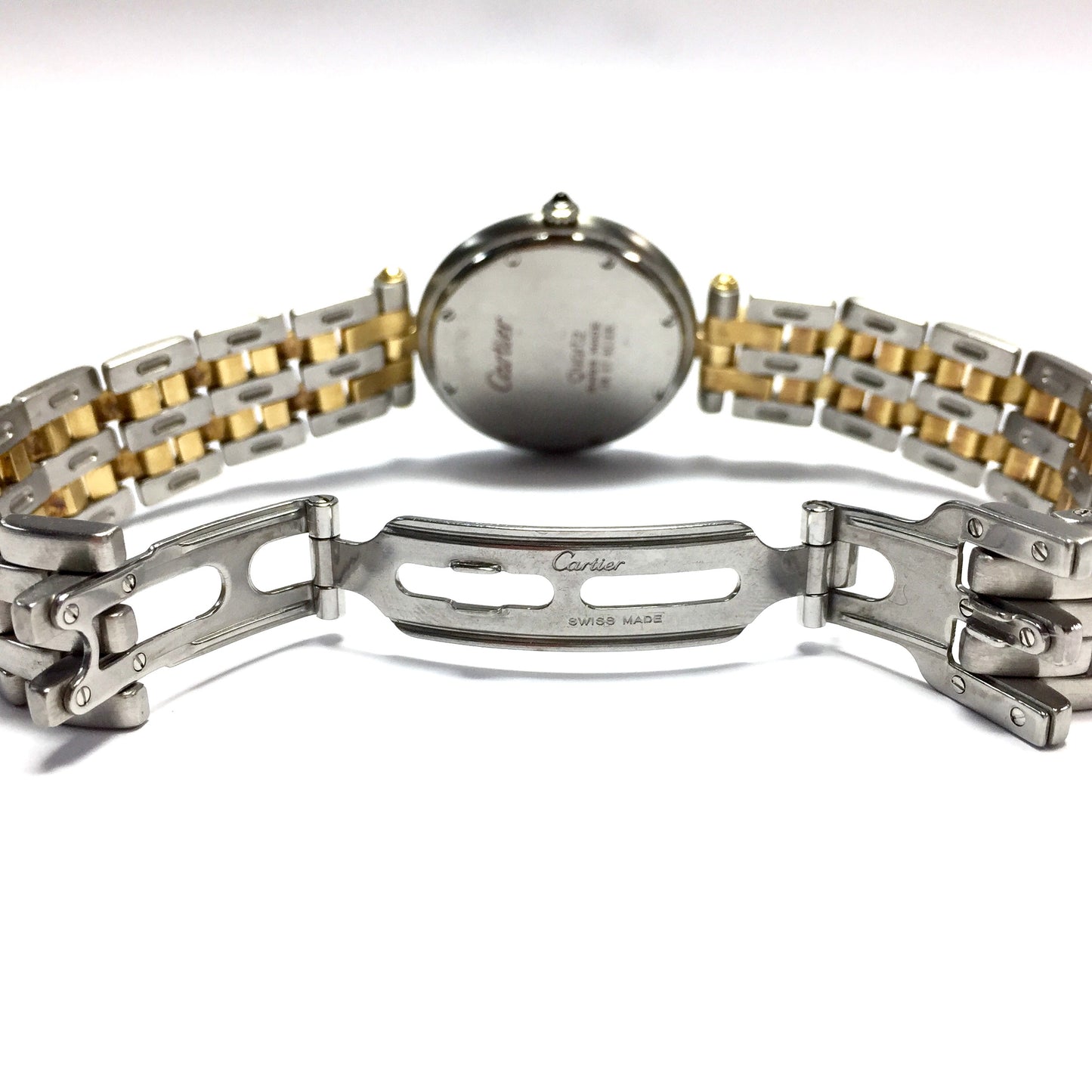 CARTIER PANTHERE VENDOME 30mm Quartz 2 Row Gold 1.4TCW Diamond Watch