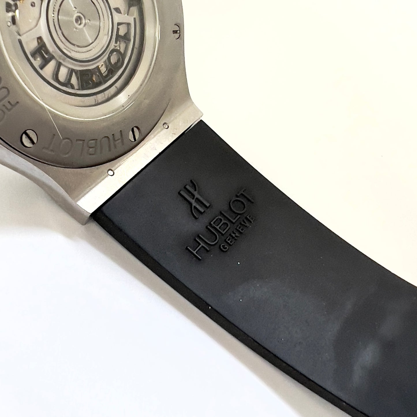 HUBLOT CLASSIC FUSION 45mm Automatic Titanium 3.36TCW Diamond Watch SKELETON Backcase