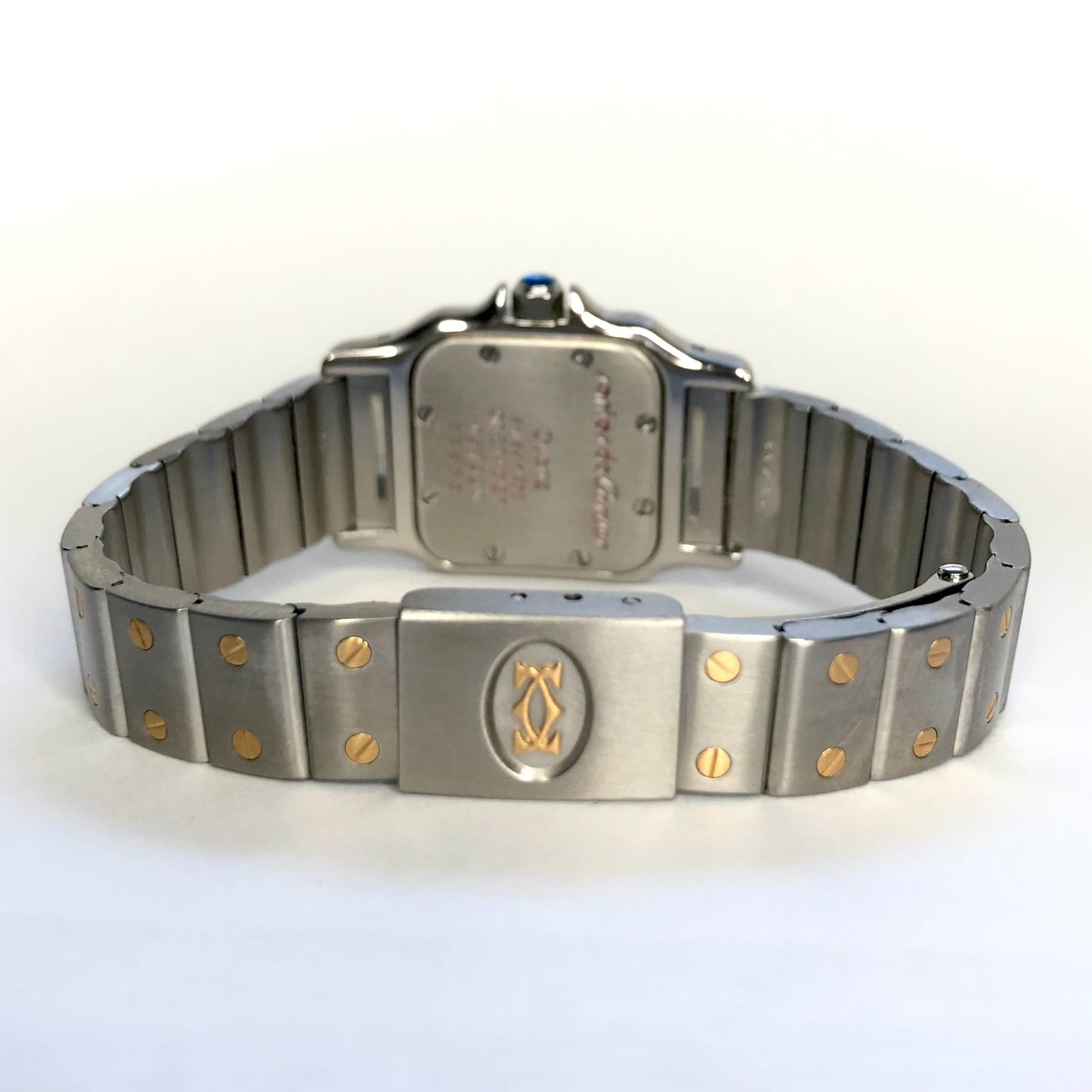 CARTIER SANTOS GALBEE 24mm Quartz 2 Tone 1.09TCW Diamond Watch