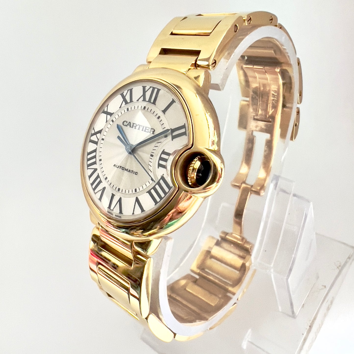 CARTIER BALLON BLEU 36mm Automatic 18K Yellow Gold Watch