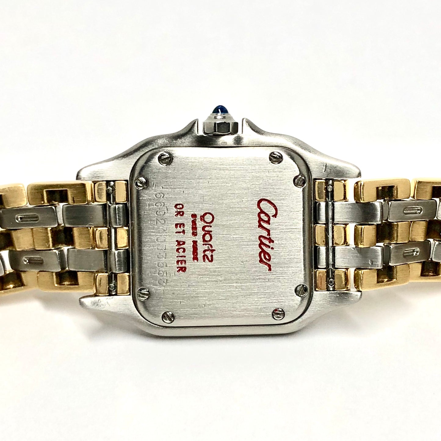 CARTIER PANTHERE Quartz 23mm 3 Row Gold 0.54TCW Diamond Watch