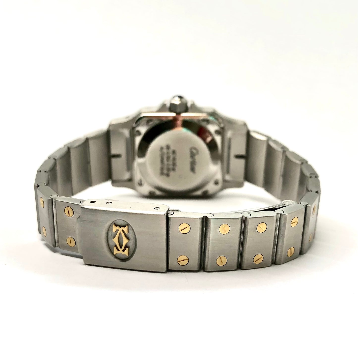 CARTIER SANTOS GALBEE 24mm Automatic 2 Tone 1.09TCW Diamond Watch