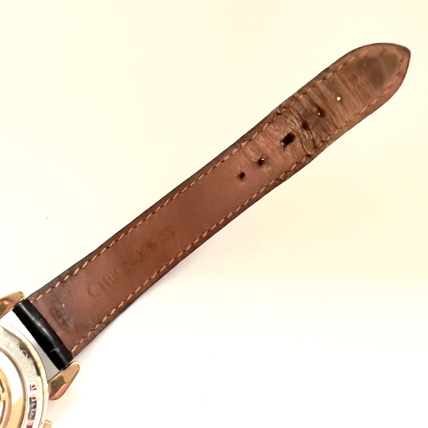 KLASSIK CHRONOSWISS Automatic 37mm 2 Tone Skeleton Back Case Watch