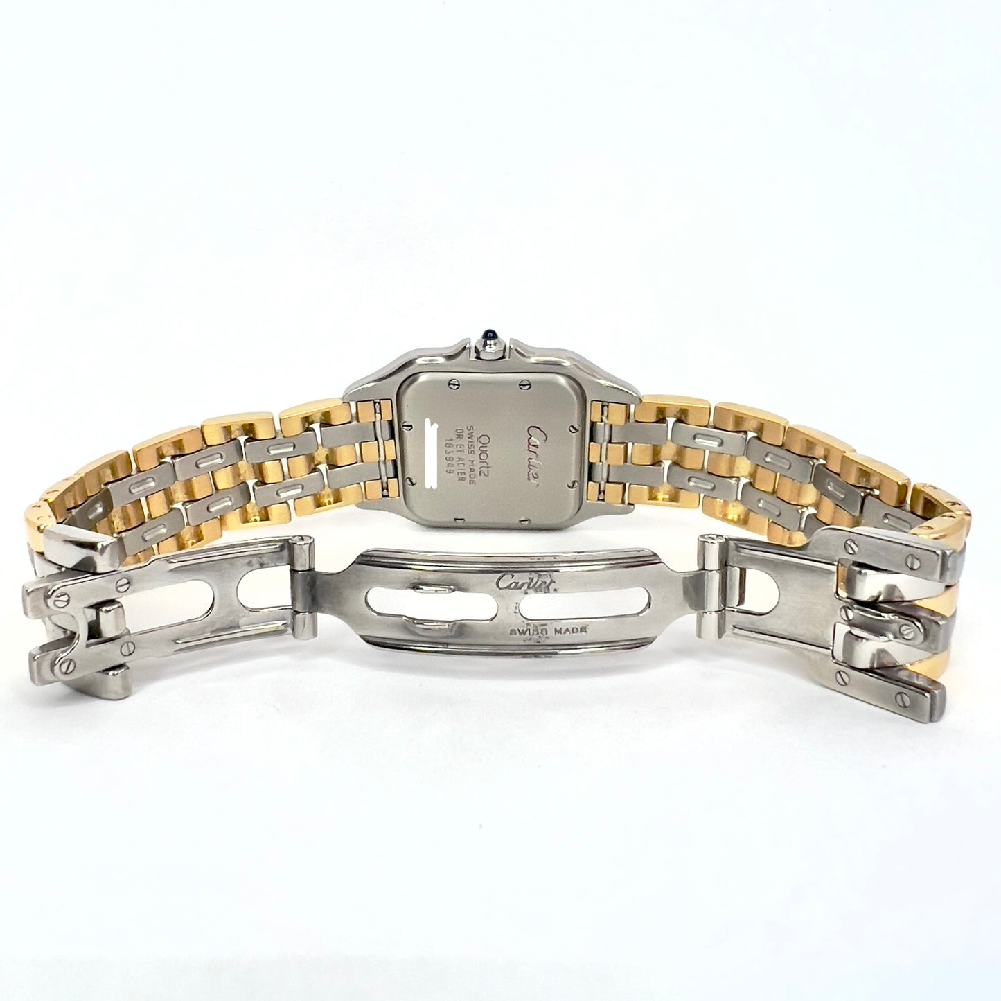 CARTIER PANTHERE Quartz 27mm 3 Row Gold 1.25TCW DIAMOND Watch