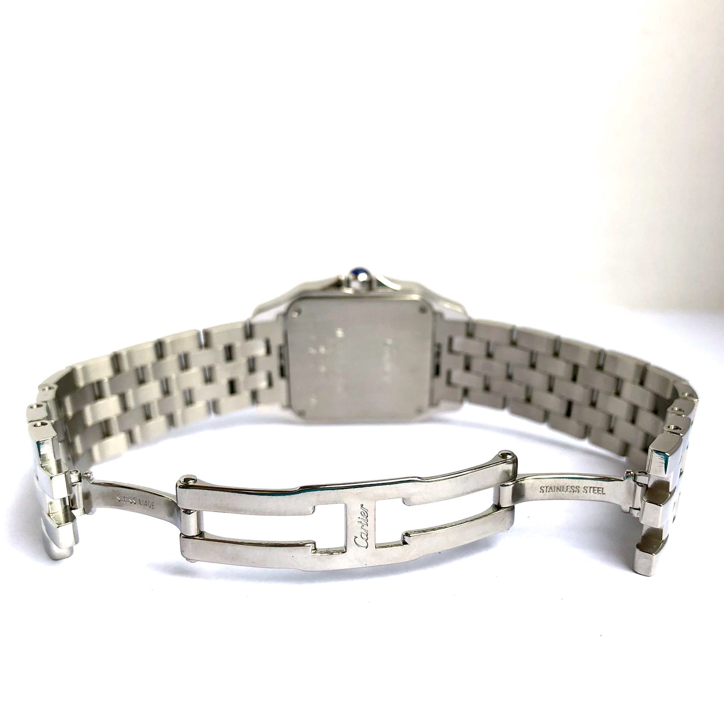 CARTIER SANTOS DEMOISELLE Quartz 26mm Steel 1.77TCW DIAMOND Watch