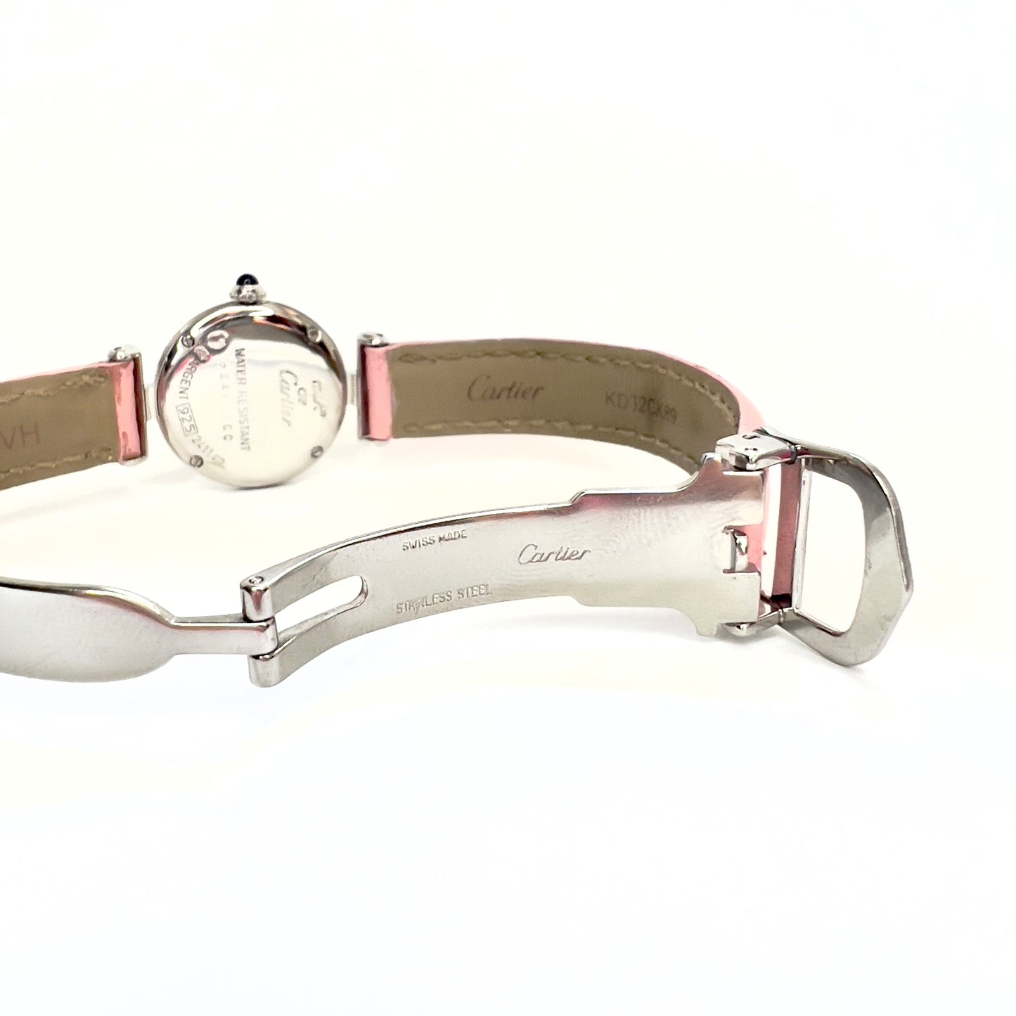 CARTIER COLISÈE Quartz 24mm 925 Silver Diamond Watch