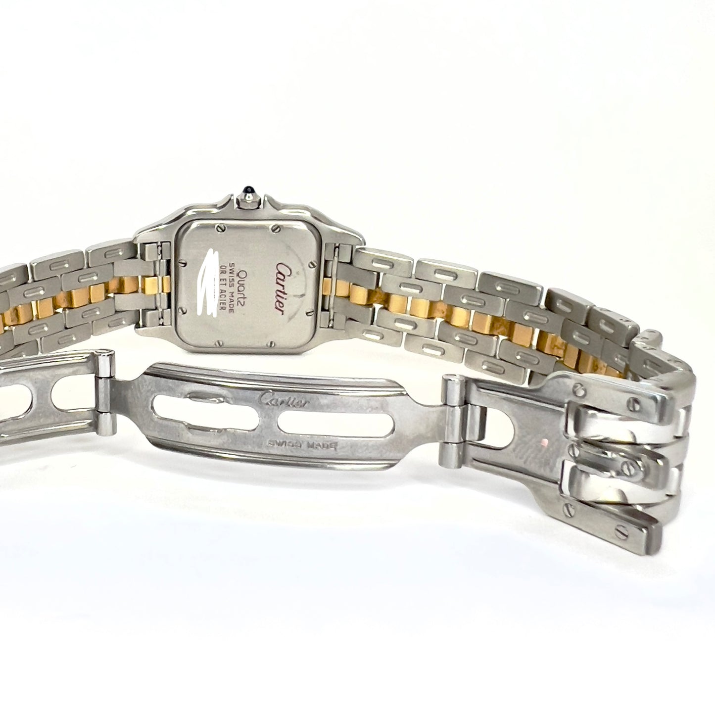 CARTIER PANTHERE Quartz 27mm 1 Row Gold 1.25TCW DIAMOND Watch
