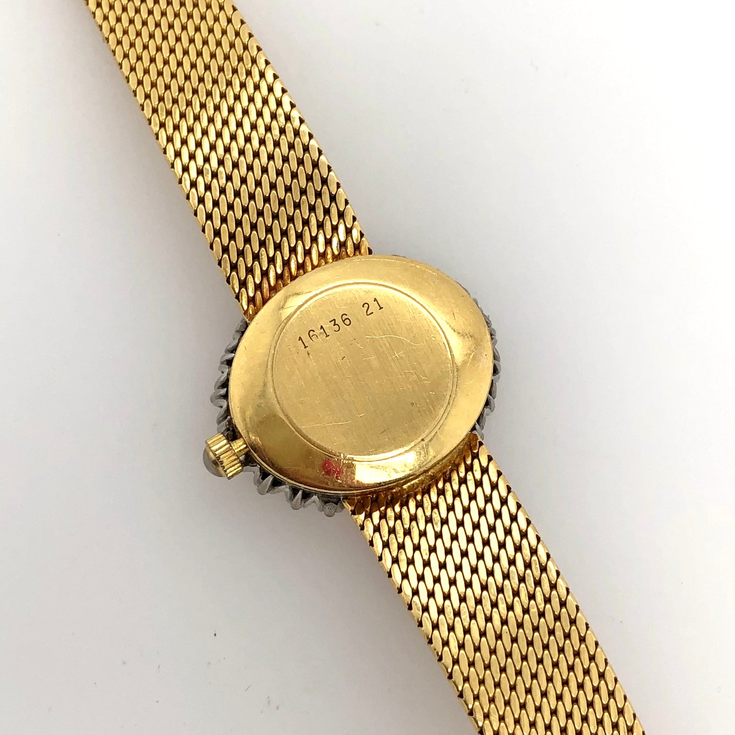 Jaeger LeCoultre Manual Winding 18K YG & 18K WG Watch Factory Diamonds