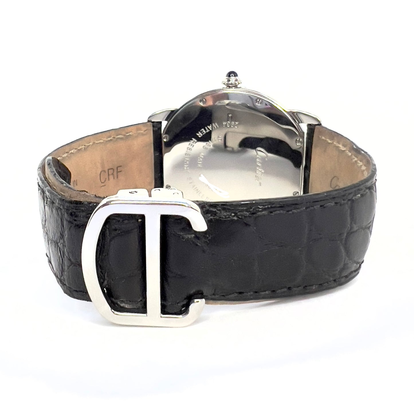 CARTIER RONDE SOLO Date 36mm Quartz Steel 1.1TCW DIAMOND Watch