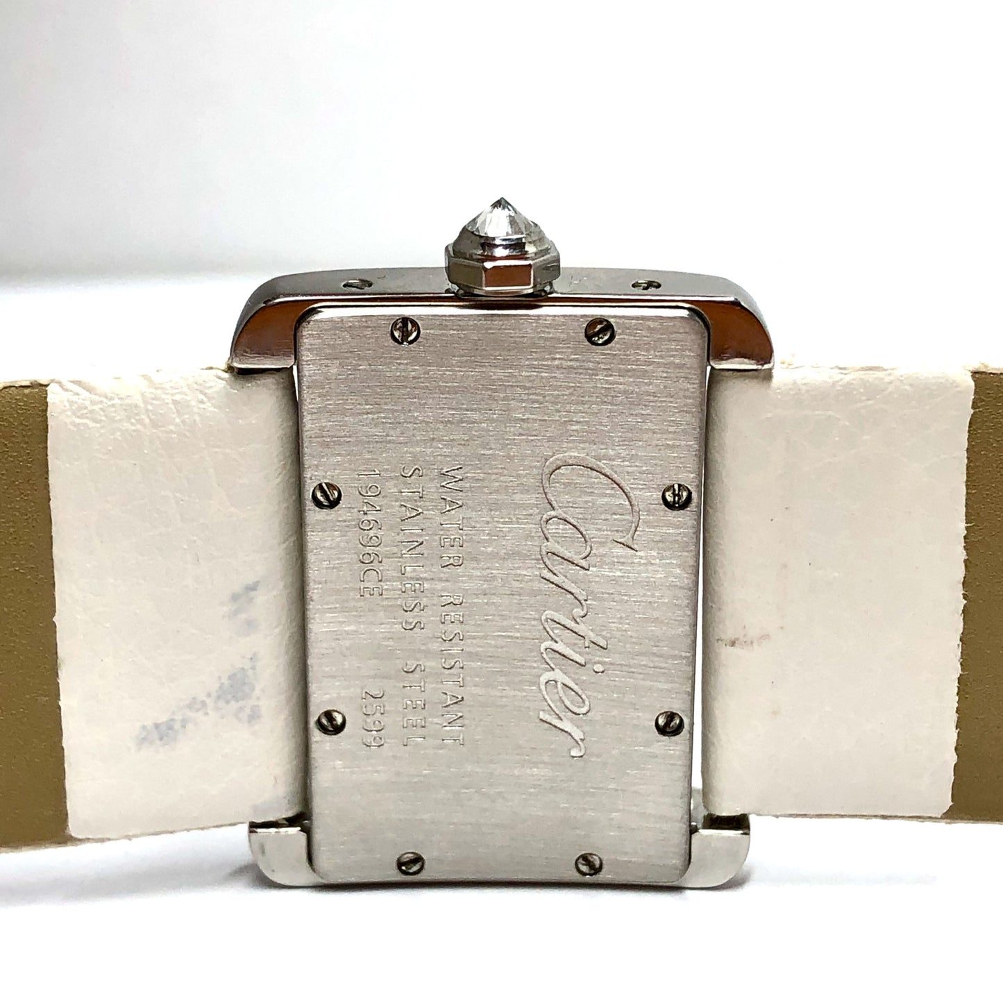 CARTIER DIVAN Quartz 31mm Steel 1.49TCW DIAMOND Watch