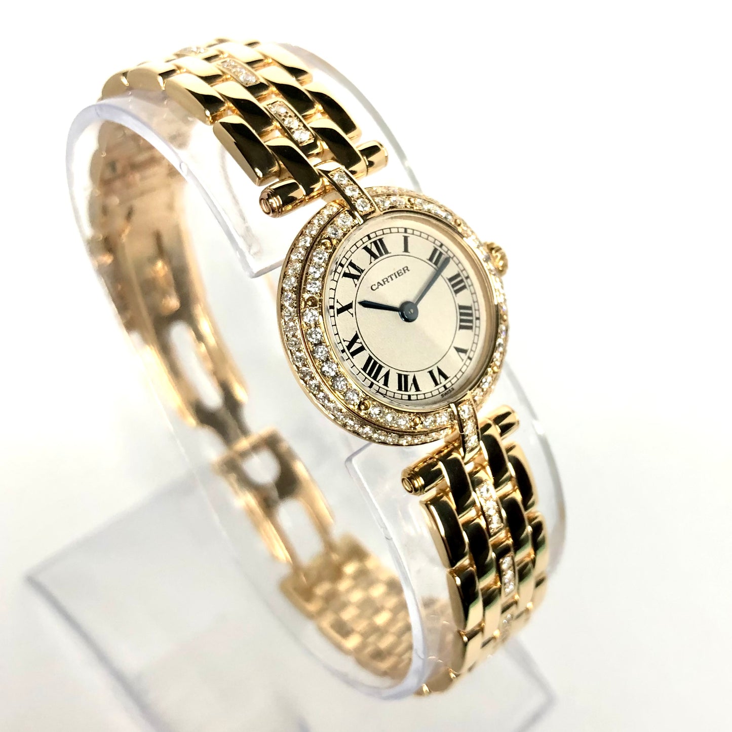 CARTIER PANTHERE VENDOME 24mm 18K Yellow Gold Diamond Watch