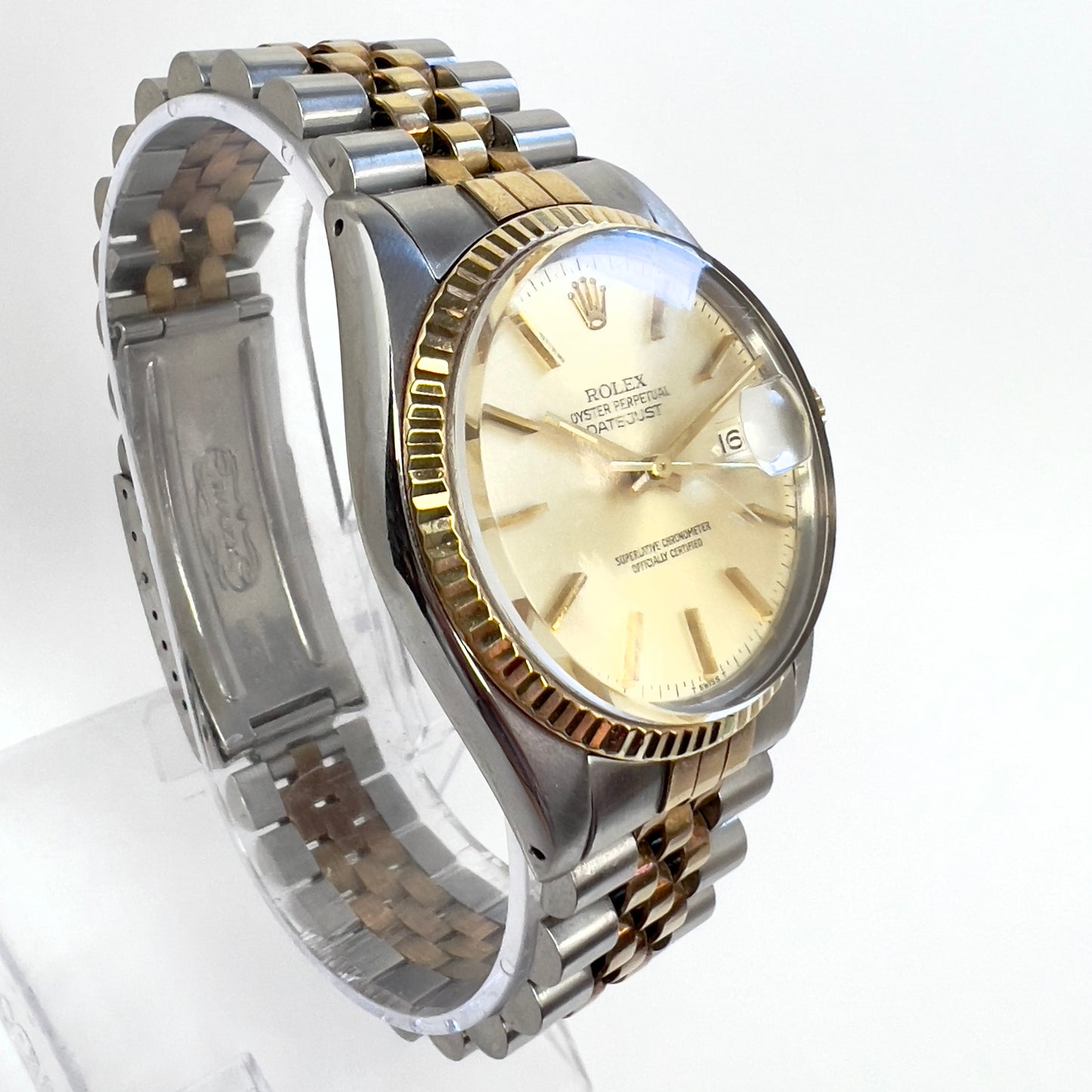 ROLEX Oyster Perpetual DATEJUST Automatic 36mm 2 Tone Watch